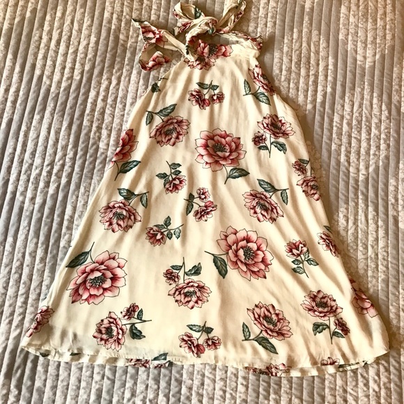 Floral Print Mini Cocktail Dress - Picture 4 of 5